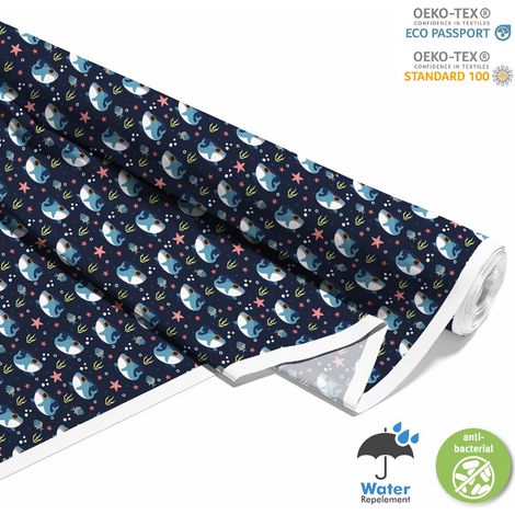 Outdoor dekostoffe oxford - Motiv Hai mit Brille (1/5)