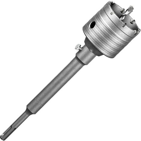 Scie Cloche Beton Couronne de Forage 68 mm SDS Plus M22 Filetage Couronne Carotteuse Foret Tige 220mm Foret Pour Scie Murale Set de Scies Cloche pour Maçonnerie Pierres Naturelles Grès Marbre (1/5)
