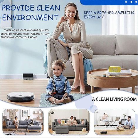 Ricambi per l'aspirapolvere robot ECOVACS DEEBOT T30s / T30s Combo: spazzola laterale principale, filtro HEPA, panno per la pulizia, sacchetto raccoglipolvere. (1/5)