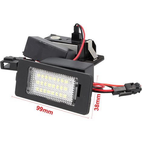 Kit Luci Targa Led Audi Q5 A4 A1 4D 5D S5 A5 TT Passat Porsche Panamera Bianco Canbus No Errore (1/3)