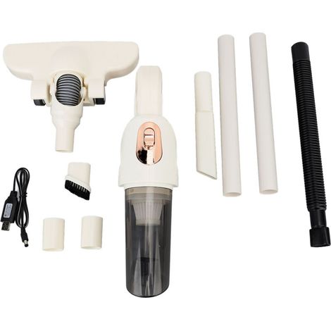 Aspirateur Balai Sans Fil Portatif avec Puissante Aspiration 10000PA, Brosse Rotative à 270°, Filtre Lavable (1/5)