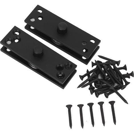 Charnière à pivot de porte dissimulée en inox, aluminium et verre (1/5)