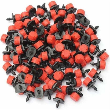 200-teiliges Tropfbewässerungssystem, verstellbares Mikro-Tropfbewässerungssystem, Sprühregner für Rasen, Garten, Kräutergarten usw. (1/5)