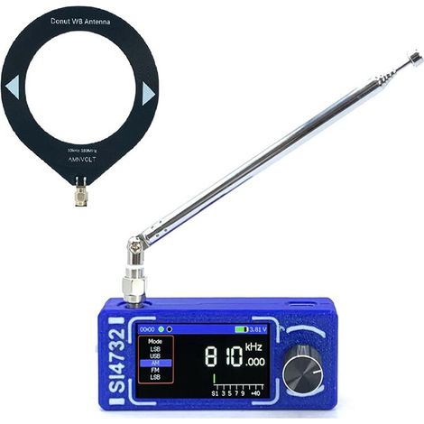 Neuer SI4732 Vollband-Radioempfänger (0,5–108 MHz), unterstützt FM, AM und SSB, mit integriertem Kopfhörerverstärker (1/2)