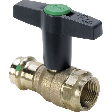Vanne à bille avec SC Easytop 2275.4 en bronze au silicium Rp1/2x15mm