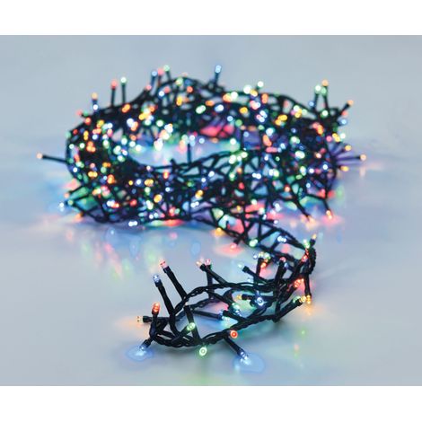 Weihnachts Lichterkette bunt - 20 m / 1000 LED - Multicolor Deko Baum Beleuchtung mit Controller und Speicherchip - für Außen und Innen