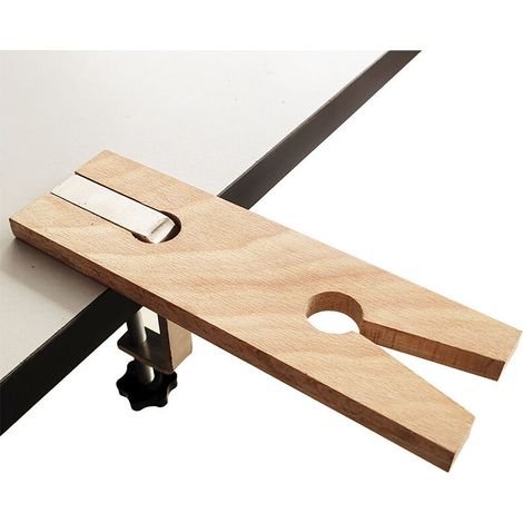 2 pezzi di spine da tavolo in legno con clip, banco da lavoro per lavori in oro, banco da lavoro per lavori in oro, comodo tavolo rimovibile, modanatura in legno (19 cm 8,5 cm)