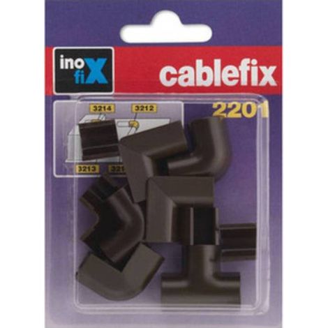 GIUNTO P/CANALINA INOFIX CF 10 PZ MARRONE