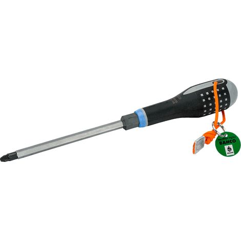 BAHCO - Tournevis à renfort ERGO™ pour vis Pozidriv avec cordon Dyneema, PZ3 x 150 mm (1/2)