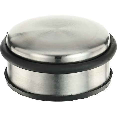 Butoirs de Porte en Acier Inoxydable, 10 cm Diamètre x 4 cm de hauteur (1/2)