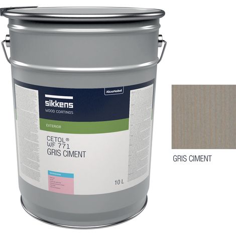 Saturatore per legno SIKKENS WF771 - 10 litri colore Grigio Cemento