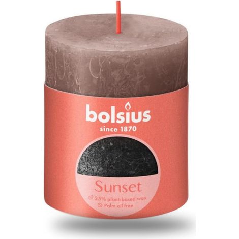 Bolsius Rustikale Stumpenkerzen im klassischen Design für stimmungsvolle Dekoration (1/5)