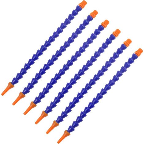 6 Pièces 30 cm Tuyaux Flexibles de Refroidir Eau-huile Filetés en Plastique (1/5)