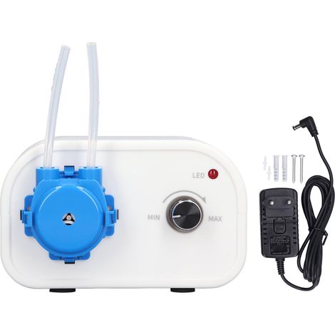 Pompe péristaltique de circulation eau 12V CC moteur à balais pour remplissage liquide, 100‑240V prise UE (1/5)