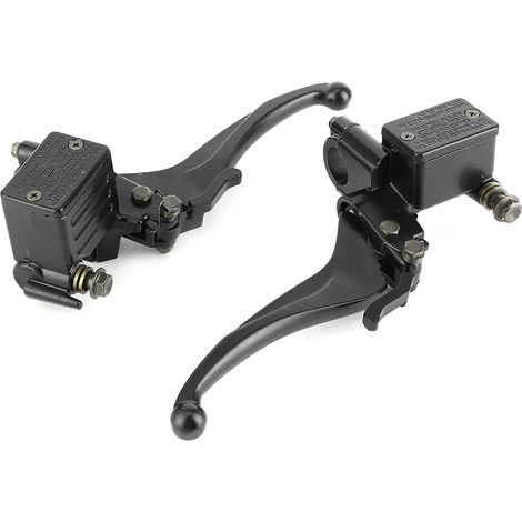 Paar 22-mm-Hydraulikkupplungspumpen (links/rechts) mit Handbremshebel und Feststellbremse für 150-ccm- und 250-ccm-ATVs mit GY6-Motorrad (1/5)