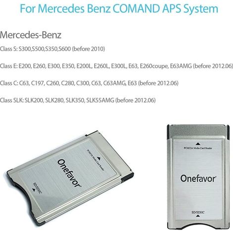 Adaptateur carte SD pour lecteur MP3 – Compatible avec systèmes multimédias Mercedes-Benz, lecture sans fil, supporte jusqu’à 512 Go, installation facile