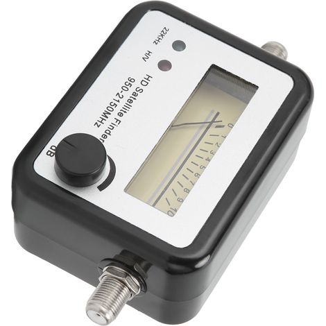 Indicateur de signal satellite numérique 950-2150 MHz avec écran LCD pour le réglage de la parabole. (1/5)