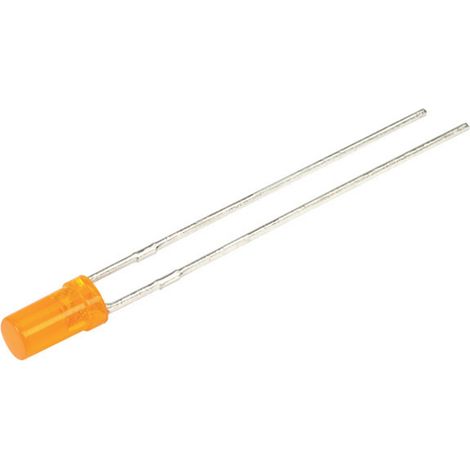 Kingbright LED bedrahtet Orange Rund 3 mm 5 mcd 100 ° 30 mA 2 V