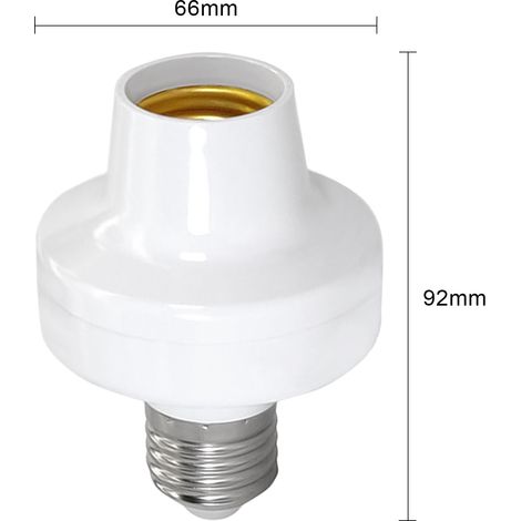Ortviai Prise intelligente WiFi E27 90-250 V avec contrôle via appli e-WeLink, minuterie et commande vocale