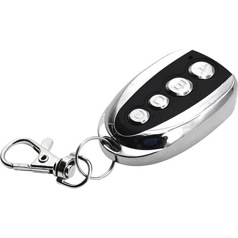 Télécommande de clonage électrique 433 MHz pour porte de garage, 4 boutons, avec indicateur LED (1/4)