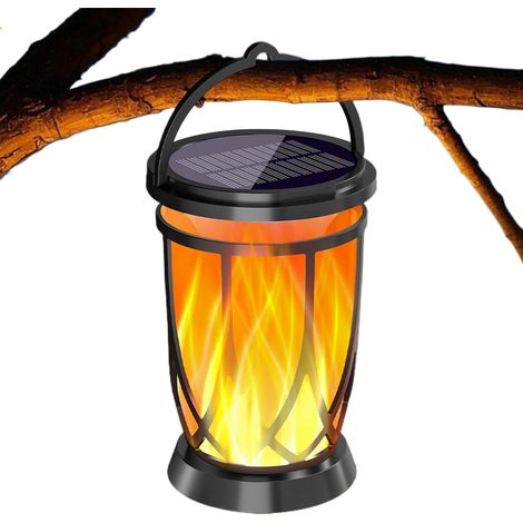 Solaire Flamme Lanterne LED Effet Flamme tanche Lumire (1/5)