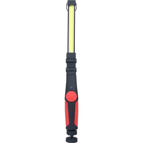 Baladeuse de chantier 15W 700 lumens – Batterie Li-ion 3000mAh – Rechargeable USB – Rotation 360° et base magnétique