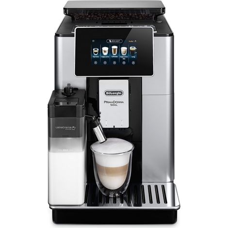 Delonghi PrimaDonna ECAM 610 55 SB máquina de café metálica