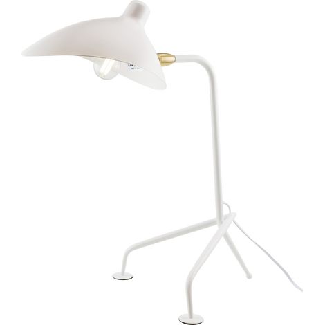 Lampe de table style nordique, E27, blanche