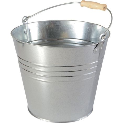 Cubo de acero Galv. 12 l