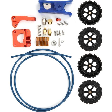 MK8 3D-Drucker-Kit, PTFE-Schlauch, federbelastetes Schneidmesser, Bohrer, Hardware-Teile (1/5)