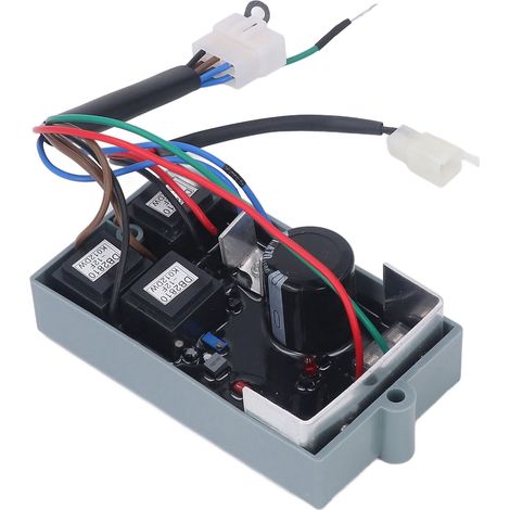 Régulateur de tension automatique (AVR) pour groupe électrogène diesel, protection réglable, boîtier en plastique, 180-260 V (1/5)