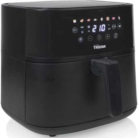 Freidora por Aire Airfryer / Sin Aceite Tristar FR-9071 Digital/ 2000W/ Capacidad 8L