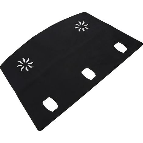 Tapis de protection solaire de coffre en flanelle, isolant thermique et pare-soleil, noir, pour Tesla Model 3 Y (1/5)