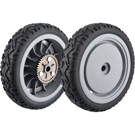 Roue Arrière de Tondeuse à Gazon de 8 pouces pour Super Recyclers 107-3709 20381 20384 20383 21381, 2 pièces (1/5)