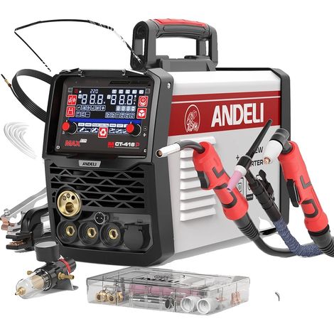 Máquina de soldadura MIG, TIG y por arco, MCT-416P (1/2)