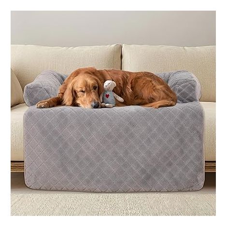 Panier pour Chien, Tissu, Tapis, Couverture de Protection pour Canapé, Taille L, pour Chiens, Tapis de lit avec Housse (1/5)