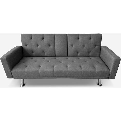 Schlafsofa 2-Sitzer verstellbar Click-Clac, Armlehne und Getränkehalter Otium (1/5)