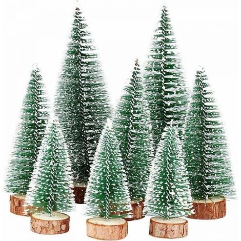 Mini sapin de Noël artificiel, sapin de Noël miniature pour l'intérieur, décoration de table (1/5)
