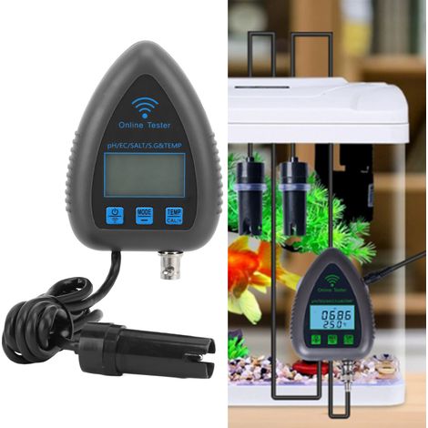 Mini-Online-pH-Überwachungssystem, drahtloses WiFi 9953W, mit Doodle-Anwendung, zur Wasserqualitätsanalyse in der hydroponischen Aquakultur (Europäischer Standard 230 V). (1/5)