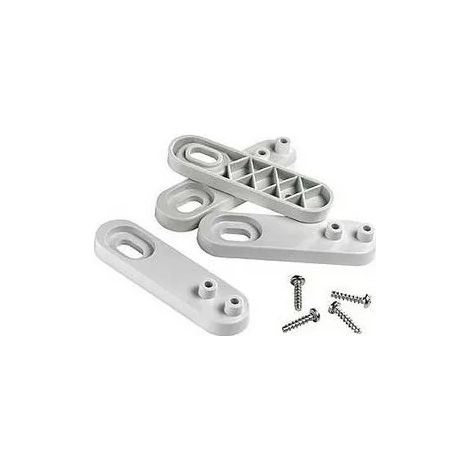 Merlin Gerin 13935 - 4 x Wall Mounting Brackets - Kaedra - gray