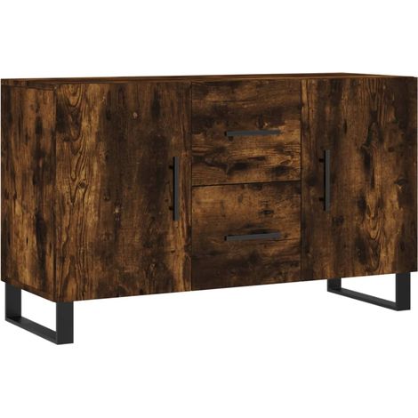 Maison Exclusive - Credenza Rovere Fumo 100x36x60 cm in Legno Multistrato