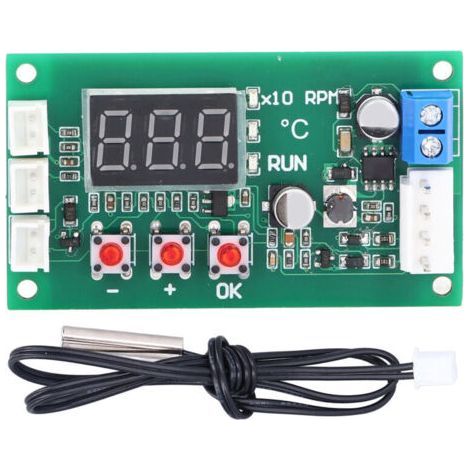 ALLIANDISC 4-Draht-PWM-Temperaturregler mit Lüfter, Digitalmodul für EBM EC 5A DC12-48V (1/5)