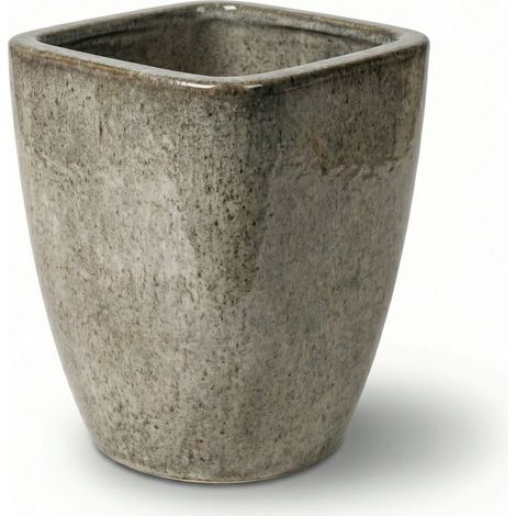 Vaso VAUBAN 24x30cm bianco tigrato