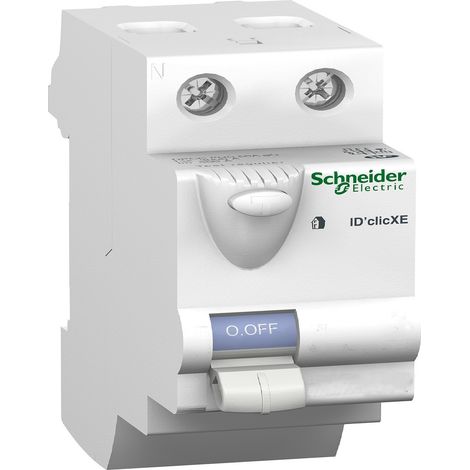 Schneider 16162 Interrupteur différentiel ID'Clic XE embrochable 63A Type AC (1/4)