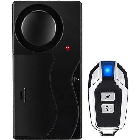 Vibrationsaktivierter Diebstahlalarm für Türen/Fenster mit Fernbedienung und einstellbarer Empfindlichkeit für Fahrräder, Autos oder Roller (1/5)