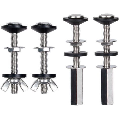 QORVA-2 paires de vis de réparation résistantes à la corrosion, boulons de montage pour une étanchéité parfaite et une installation facile, compatibles avec la plupart des modèles.