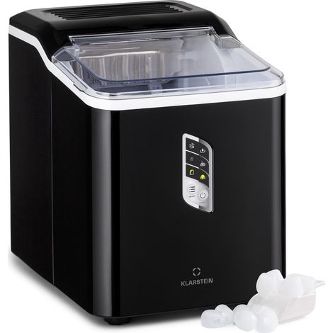 Machine à glaçons - Klarstein albaron - glace 12 kg / 24 h - 1,5 l - écran - noir