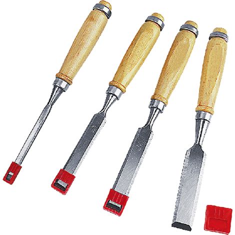 SCALPELLI PER LEGNO serie 4 pz  - TOPTOOLS