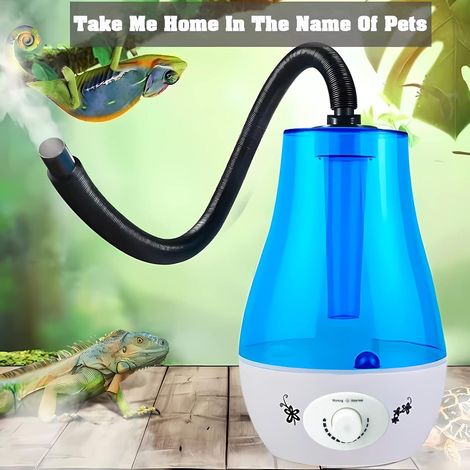 Reptile Atomizer, Reptile Humidifier, Atomizer System for Turtle Habitat Chameleon Snake Amphibian (3L) White (1/5)