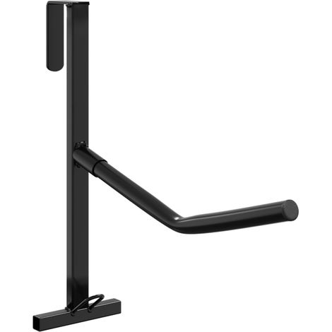 Soporte montura brazo portátil con gancho brida hierro negro vidaXL (1/5)